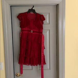 Kids Red Formal Dress